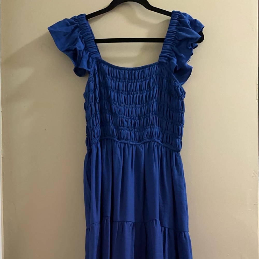 Cute bright Blue Maxi Dress